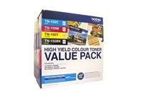 Brother Tn155 Colour Value Pack Black Cyan Yellow Magenta Pack 4