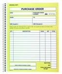 Spirax 501 Purchase Order Book Quarto