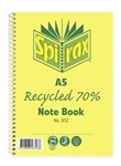 Spirax 812 Recycled Notebook A5 120 Page