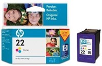 Hp C9352Aa No 22 Ink Cartridge Tri Colour