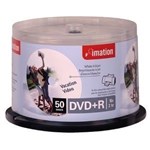 Imation DvdR 47Gb 16X Printable White Spindle 50