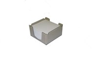 Italplast I 130Psmk Tinted Coloured Memo Cube With Paper Smoke