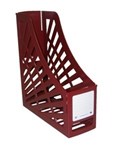 Italplast I 160Bur Magazine Stand Burgundy