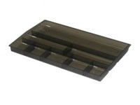 Italplast I 70Smk Tinted Coloured Drawer Tidy Smoke