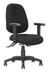 Optima Ii Office Chair High Back With Arms Zeneth Charcoal
