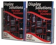DeflectO 39510 Brochure Holder Wall Mount A4 Linking