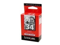 Lexmark No 34 Print Cartridge High Yield Black