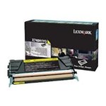 Lexmark X748H1Yg High Yield Laser Toner Cartridge Yellow