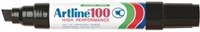 Artline 100 Jumbo Permanent Marker Chisel Black
