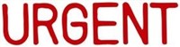 Xstamper 1103 Urgent Red
