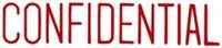 Xstamper 1130 Message Stamp Confidential Red