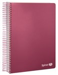 Spirax P304 Pp Notebook A4 120 Pages Red