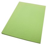 Quill Ruled Pad Bond 70Gsm 50 Leaf A4 Green
