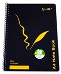 Quill Q595 Note Book Spiral Bound A4 Side Opening With 120 Pages Made From Fsc Certified Paper