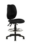 Ys Design Sarah Draughtsman Chair High Back Black