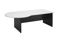Ys Design Oxley Desk PEnd 2100 X 1050 X 730Mm White Ironstone