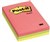 3M 660-3An Post-It Ruled Neon 98X149Mm Assorted Pack 3