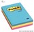 3M 660-3Au Post-It Ruled Pads 98X149Mm Assorted Ultra Pack 3