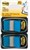 3M 680-Be2 Post-It Flags Blue Twin Pack 100