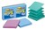 3M R330-6Sst Post-It Super Sticky Recycled Pop-Up Notes 76Mm X 76Mm 90 Sheets Tropic Breeze Pack 6