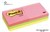 3M 630-6An Post-It Notes Ruled Neon 73X73Mm Assorted Pack 6