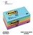 3M 635-5Au Post-It Ruled Pads 73X123Mm Assorted Ultra Pack 5
