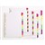 Marbig Dividers Reinforced Board A4 Fluoro 31 Tab