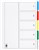 Marbig Dividers Pp A3 Portrait Multicolour 5 Tab