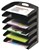 Marbig Metal Desktop Organisers 6 Tier 385L X 500H X 230D Mm Black