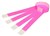 Rexel Tyvek Wristbands With Serial Number Fluoro Pink Pack 10