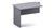 Ddk Accent Fixed Empty Desk Return 900 X 450 X 725Mm GreyGrey