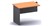 Ddk Accent Fixed Empty Desk Return 900 X 450 X 725Mm IsBeech