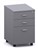Ddk Accent 2 Drawer And File Mobile Pedestal 406 X 510 X 670Mm GreyGrey