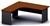 Ddk Accent Radial Workstation 2 Piece Left Hand Return 1800 X 750  1800 X 600 X 725Mm IsCherrywood