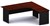 Ddk Accent Radial Workstation 2 Piece Right Hand Return 1800 X 750  1800 X 600 X 725Mm RedgumBlack