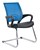 Deuce Visitors Chair Black/Blue