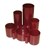 Italplast I 30Bur Desk Tidy 6 Compartment Burgundy