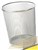 Italplast I341 S Wire Mesh Round Tidy Bin Silver