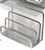 Italplast I 345S Wire Mesh Letter Holder/Sorter Silver