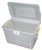 Italplast I 425 Storage Box With Rollers Clear 94 Litre