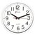 Jastek Round Clock 30Cm White