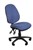 Ys Design 08A Typist Chair With Arms. Blue