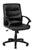 Ys Design Star Executive Medium Back Chair Pu Black
