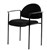 Ys Design Visitors Chair With Arms Black