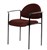 Ys Design Visitors Chair With Arms Burgundy