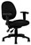 Ys Design Tasman Clerical Chair Medium Back With Arms Black