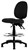 Ys Design Tasman Draughtsman Chair Medium Back Black