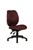 Ys Design Sabina Task Chair High Back No Arms Burgundy YS43