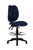 Ys Design Sabina Draughtsman Chair High Back Blue YS43