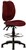 Ys Design Sarah Draughtsman Chair High Back Burgundy
